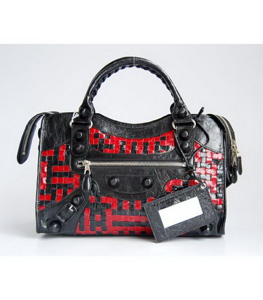 Balenciaga Covered Giant City Woven_Red & Nero